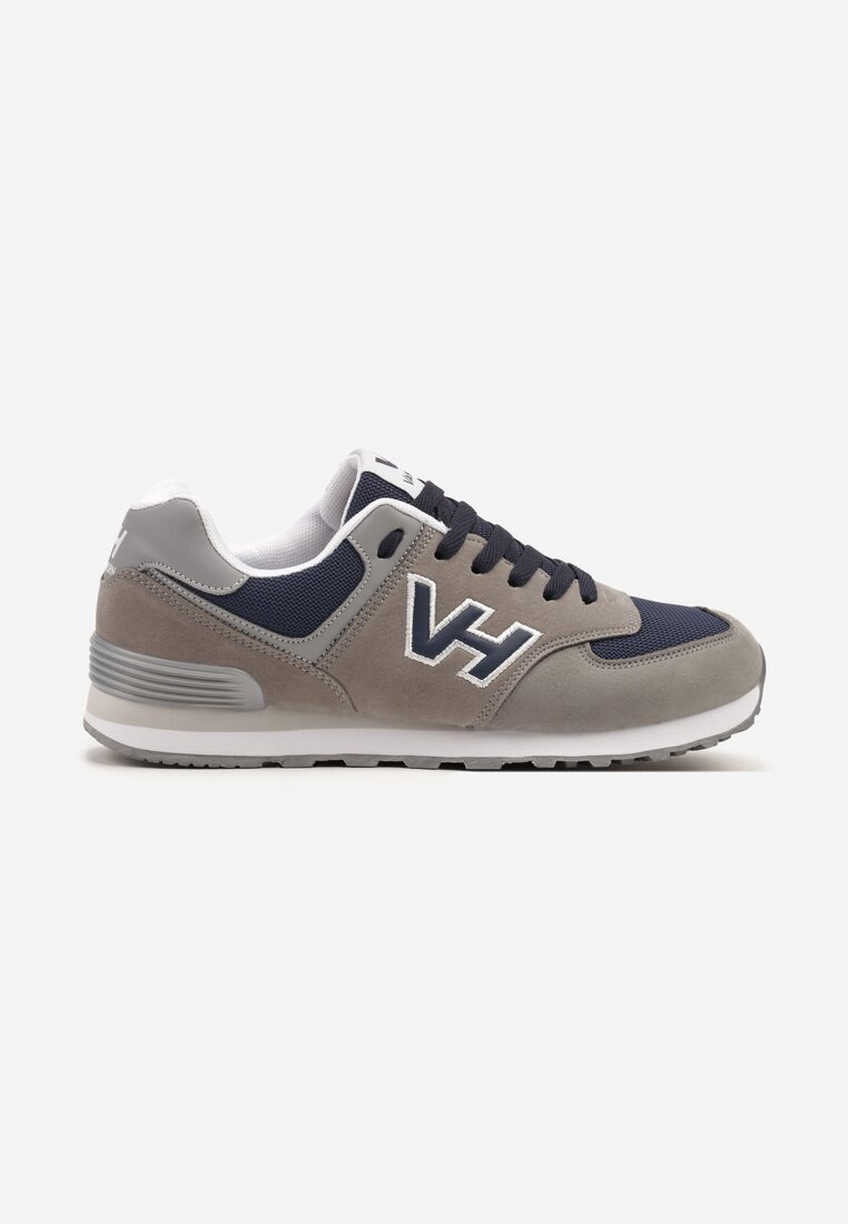 van horn Sneakers Gri cu Aplicație Geometrică Halaniela
