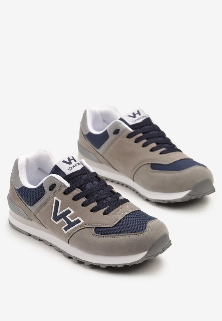 van horn Sneakers Gri cu Aplicație Geometrică Halaniela