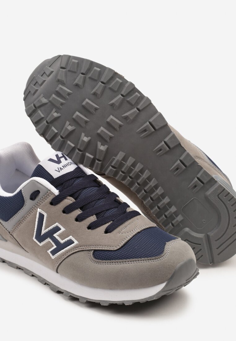 van horn Sneakers Gri cu Aplicație Geometrică Halaniela