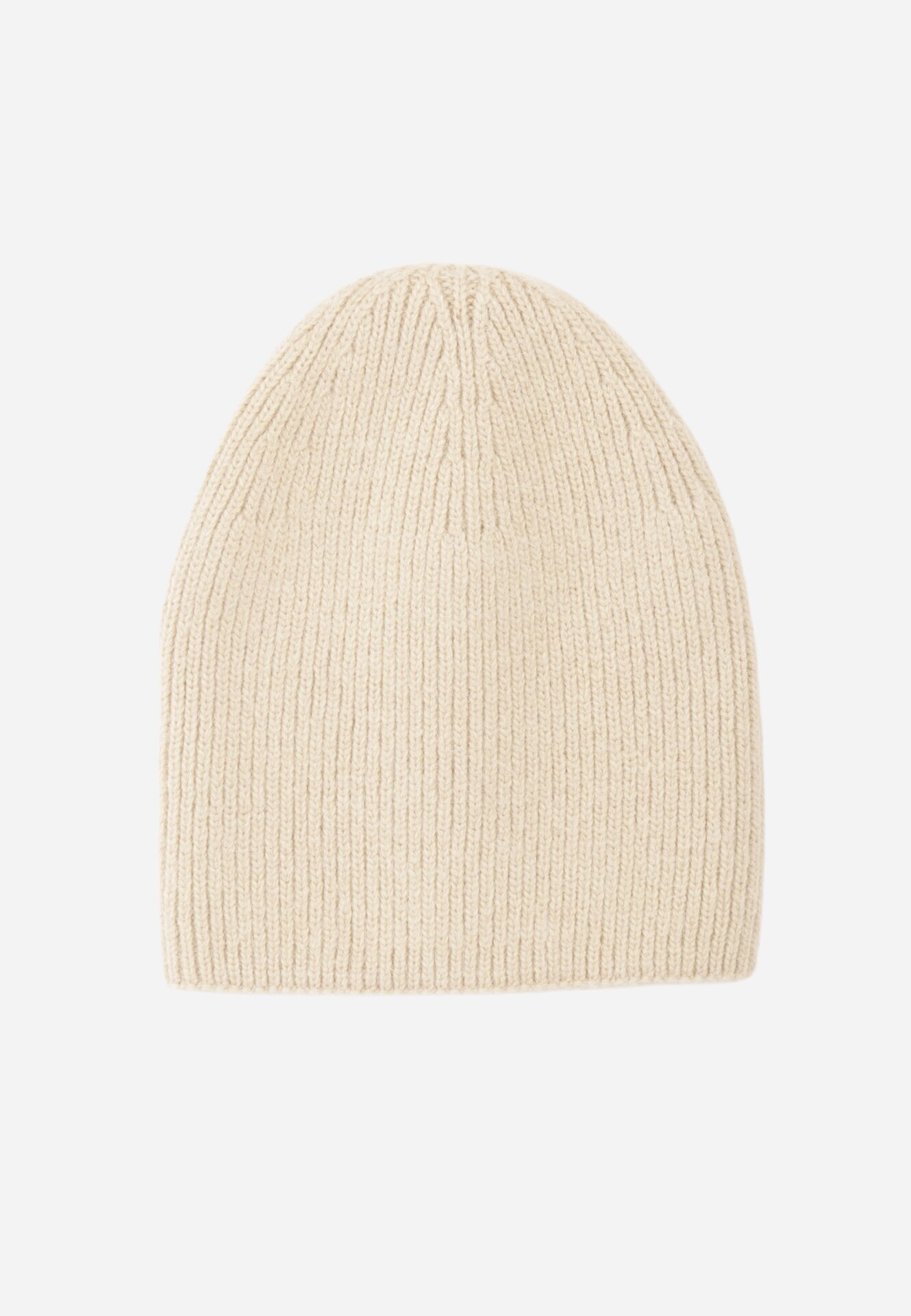 versoli Căciulă din viscoză în stil clasic Beanie cu strat dublu de tricotaj Debnat Bej
