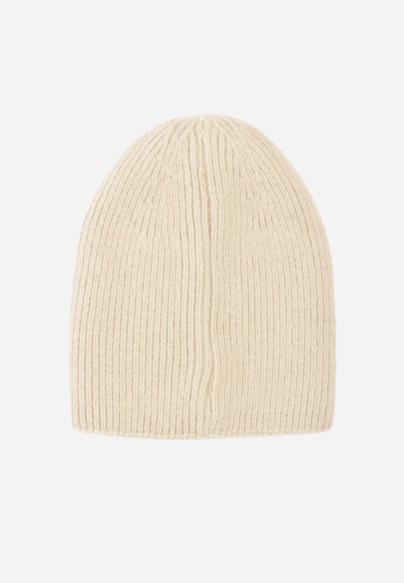 versoli Căciulă din viscoză în stil clasic Beanie cu strat dublu de tricotaj Debnat Bej