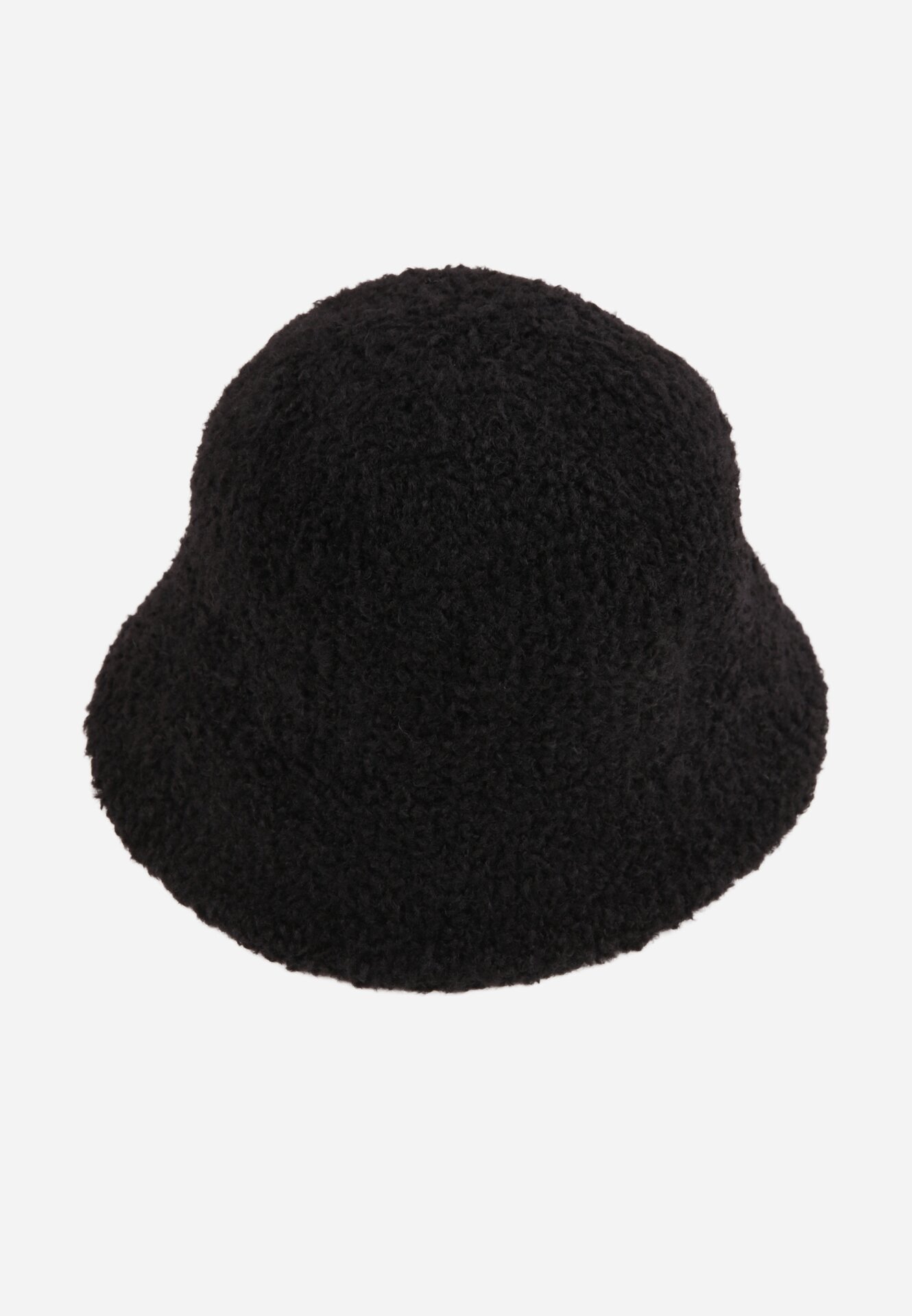 versoli Pălărie din material tip Boucle Verule Neagră