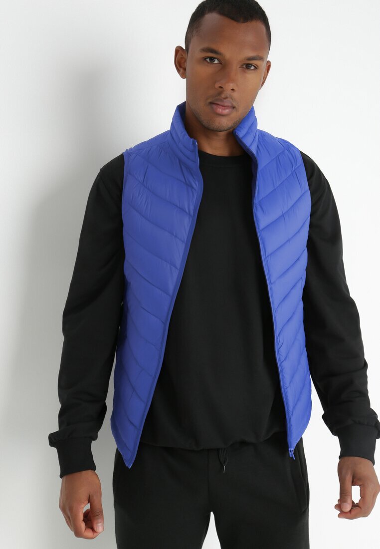  Vestă bleu marin matlasată Fouquet
