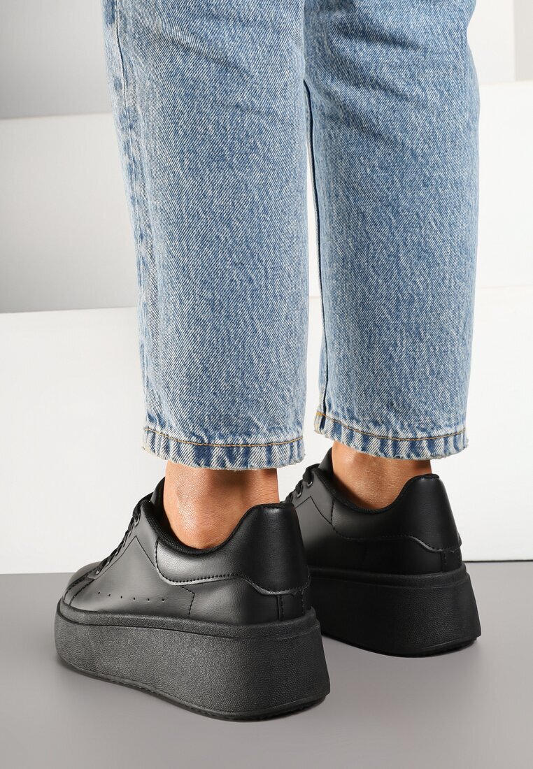via giulia Sneakers Negri Clasici cu Talpă Groasă Ardisne
