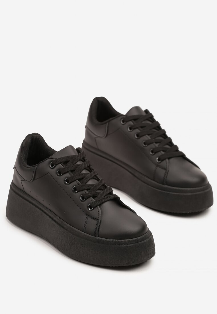 via giulia Sneakers Negri Clasici cu Talpă Groasă Ardisne