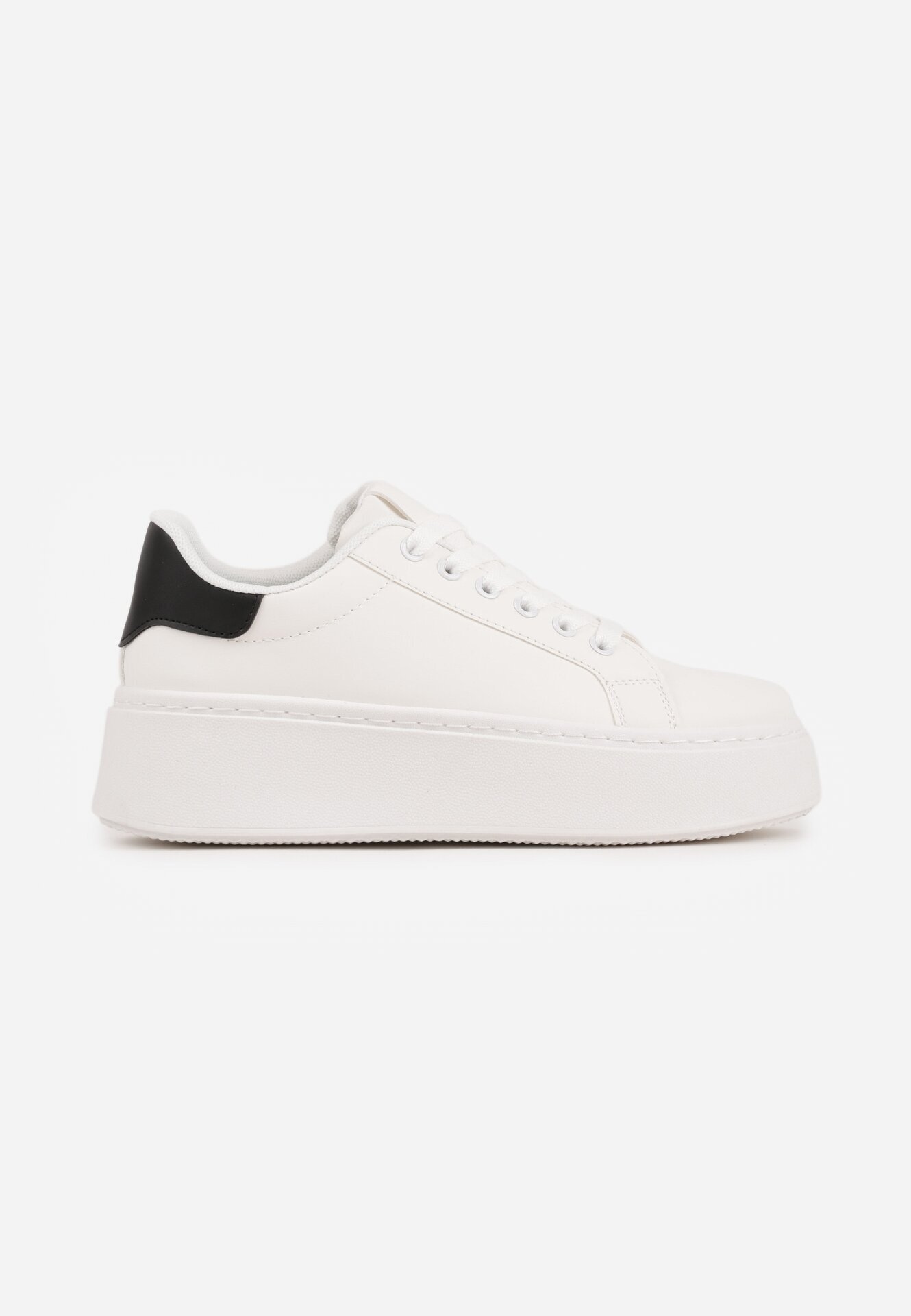 vices Adidași Alb-Negri Casual cu Talpă Groasă Tiadonia