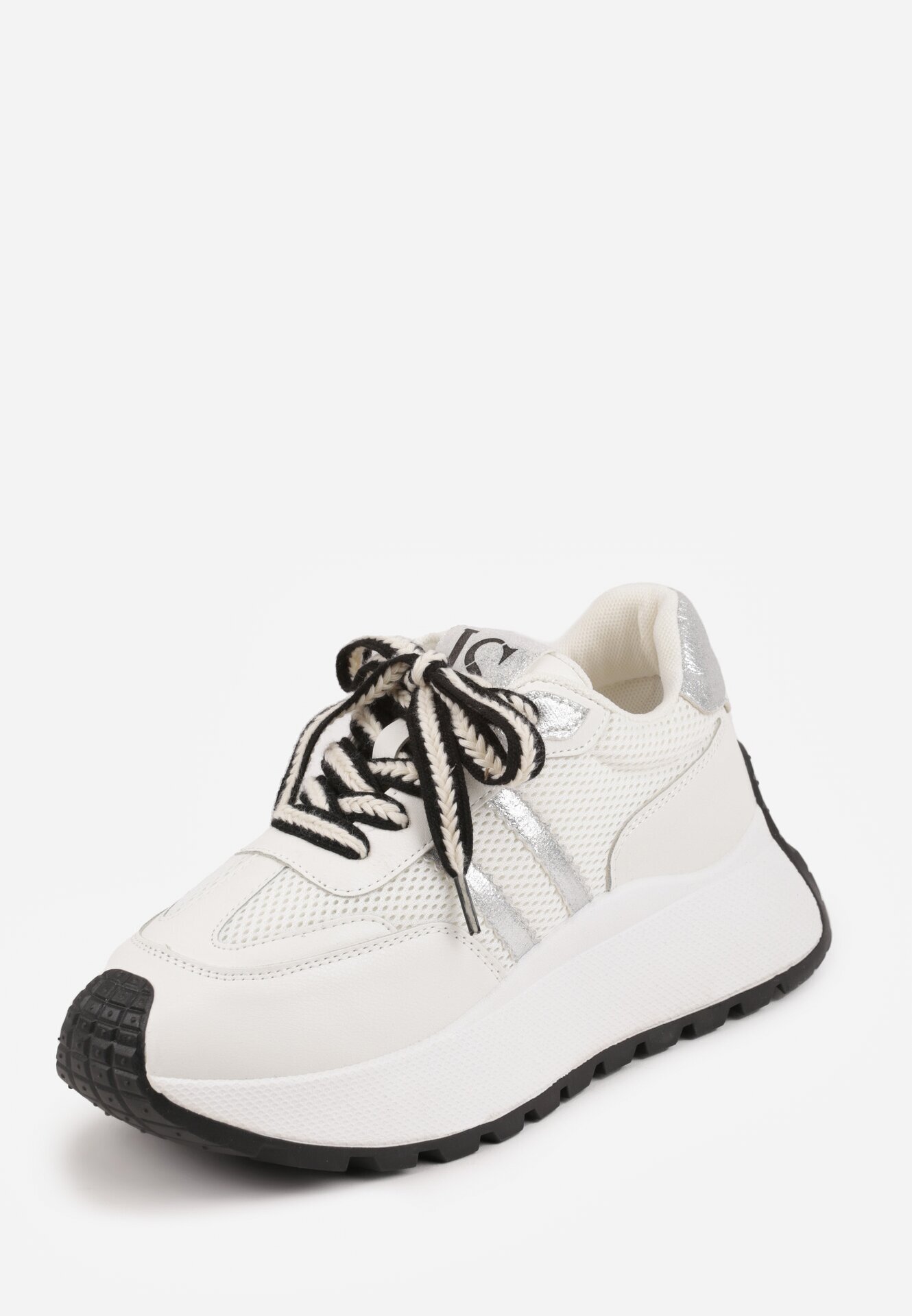 vices Adidași Albi în Stil Streetwear cu Talpă Groasă Ilinatea