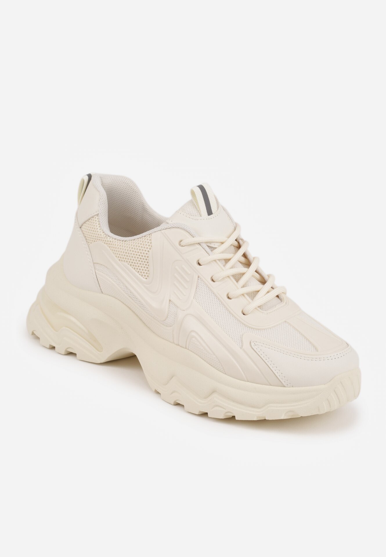 vices Adidași Bej Cu șireturi Cu talpă groasă Cu cusături Vleni