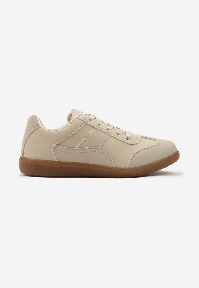 vices Adidași Bej până la gleznă cu cusături decorative Erdafa