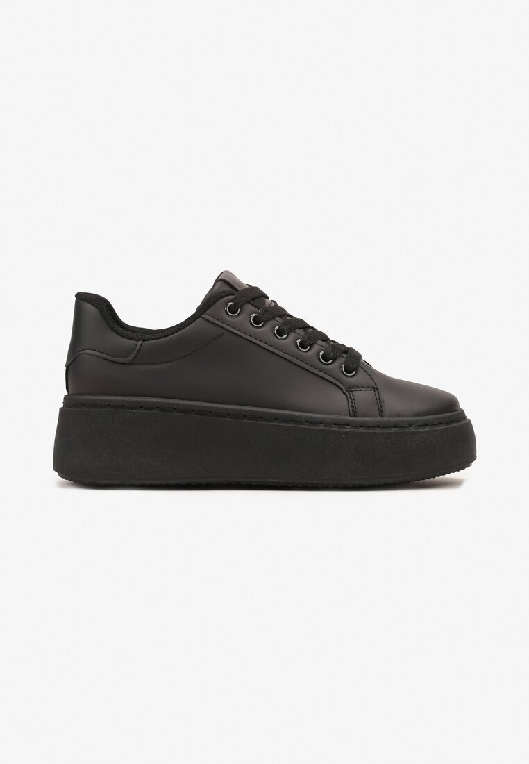 vices Adidași Casual Negre cu Talpă Groasă Tiadonia