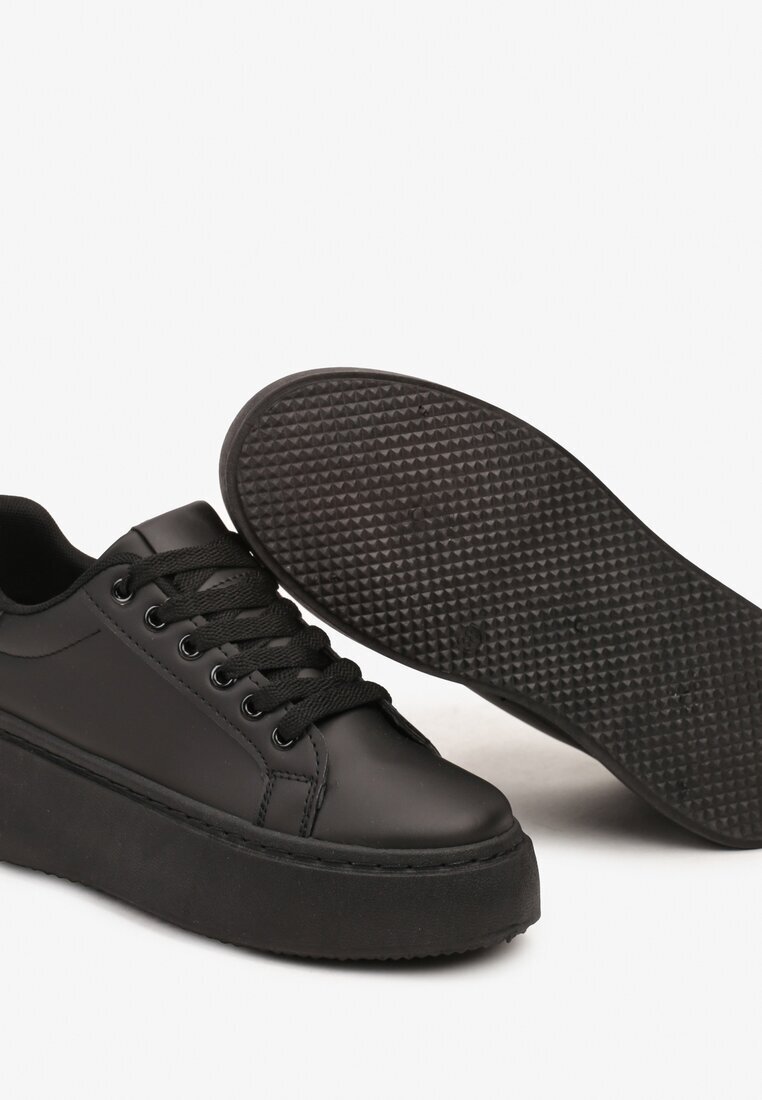 vices Adidași Casual Negre cu Talpă Groasă Tiadonia
