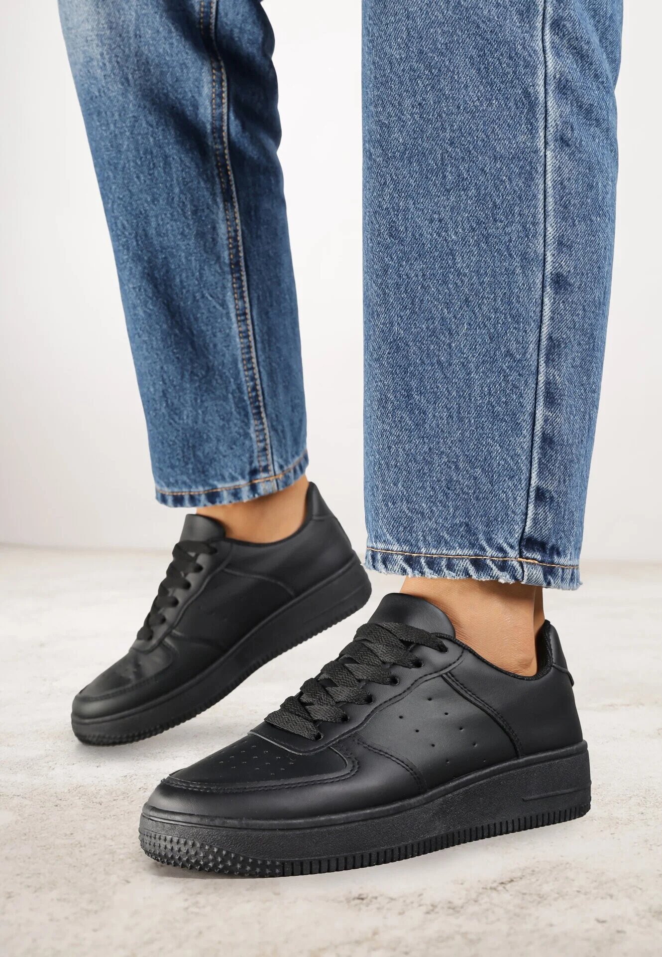 vices Adidași Negri Cu șireturi Finos