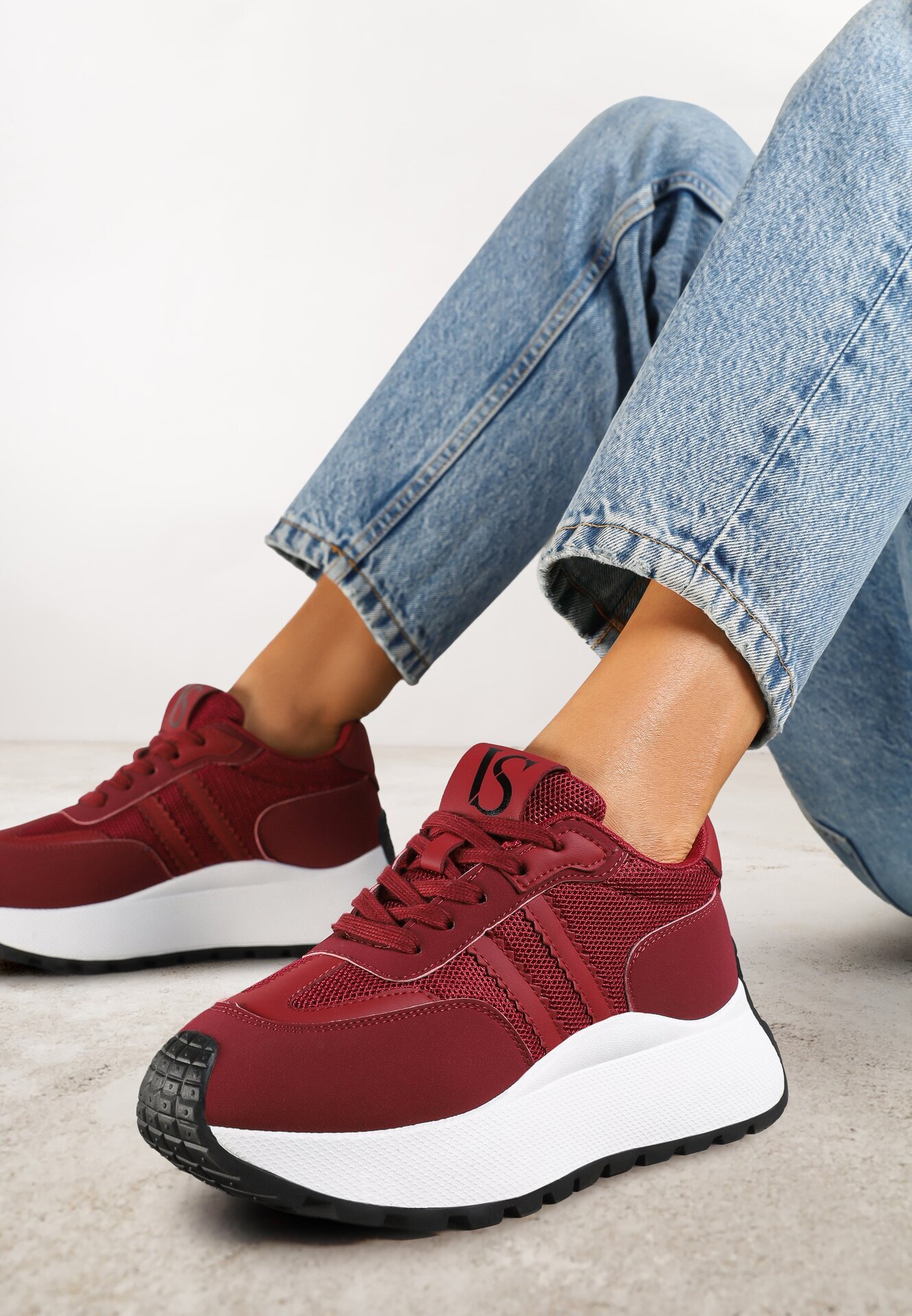 vices Adidași Vișinii pe Talpă Groasă Decorați cu Barete Seloriel