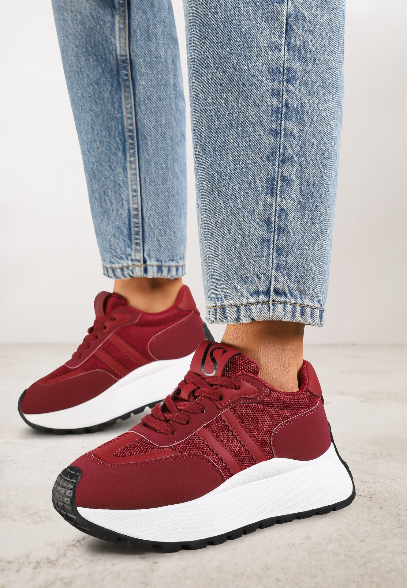 vices Adidași Vișinii pe Talpă Groasă Decorați cu Barete Seloriel