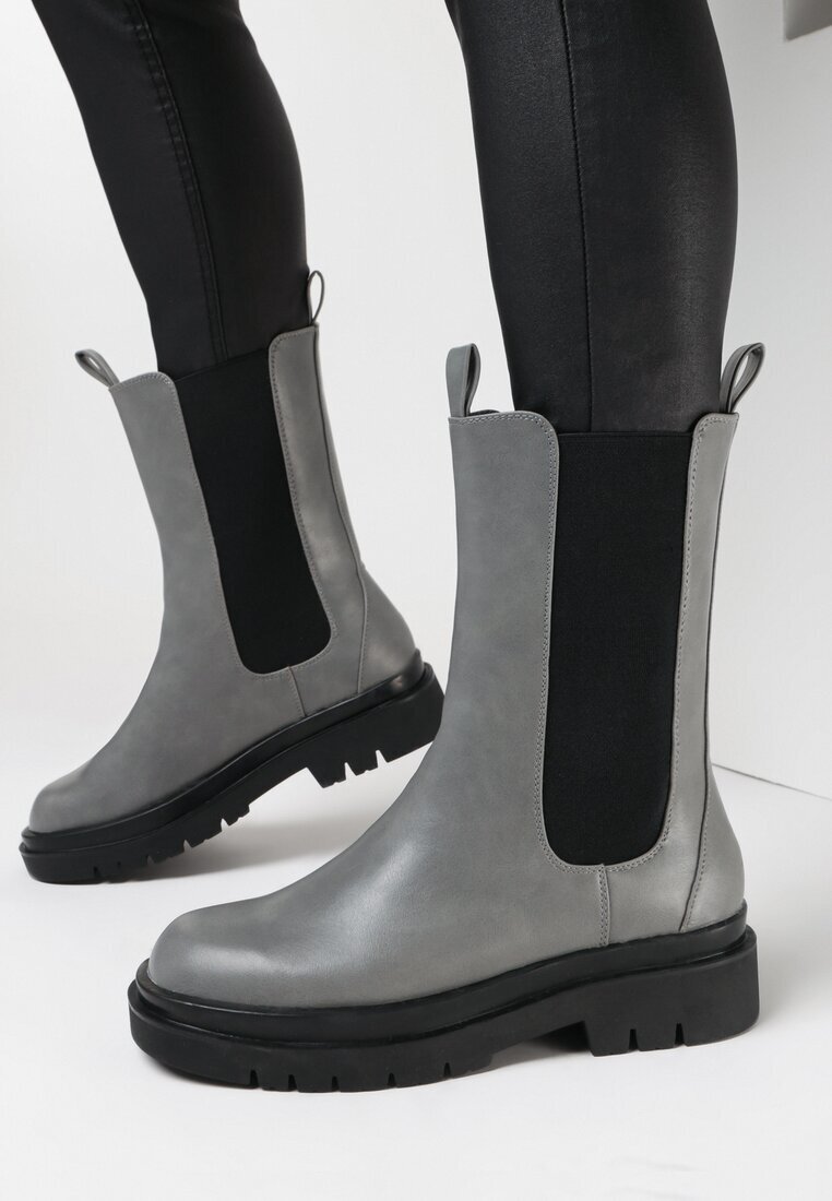 vices Botine Gri Lineanor
