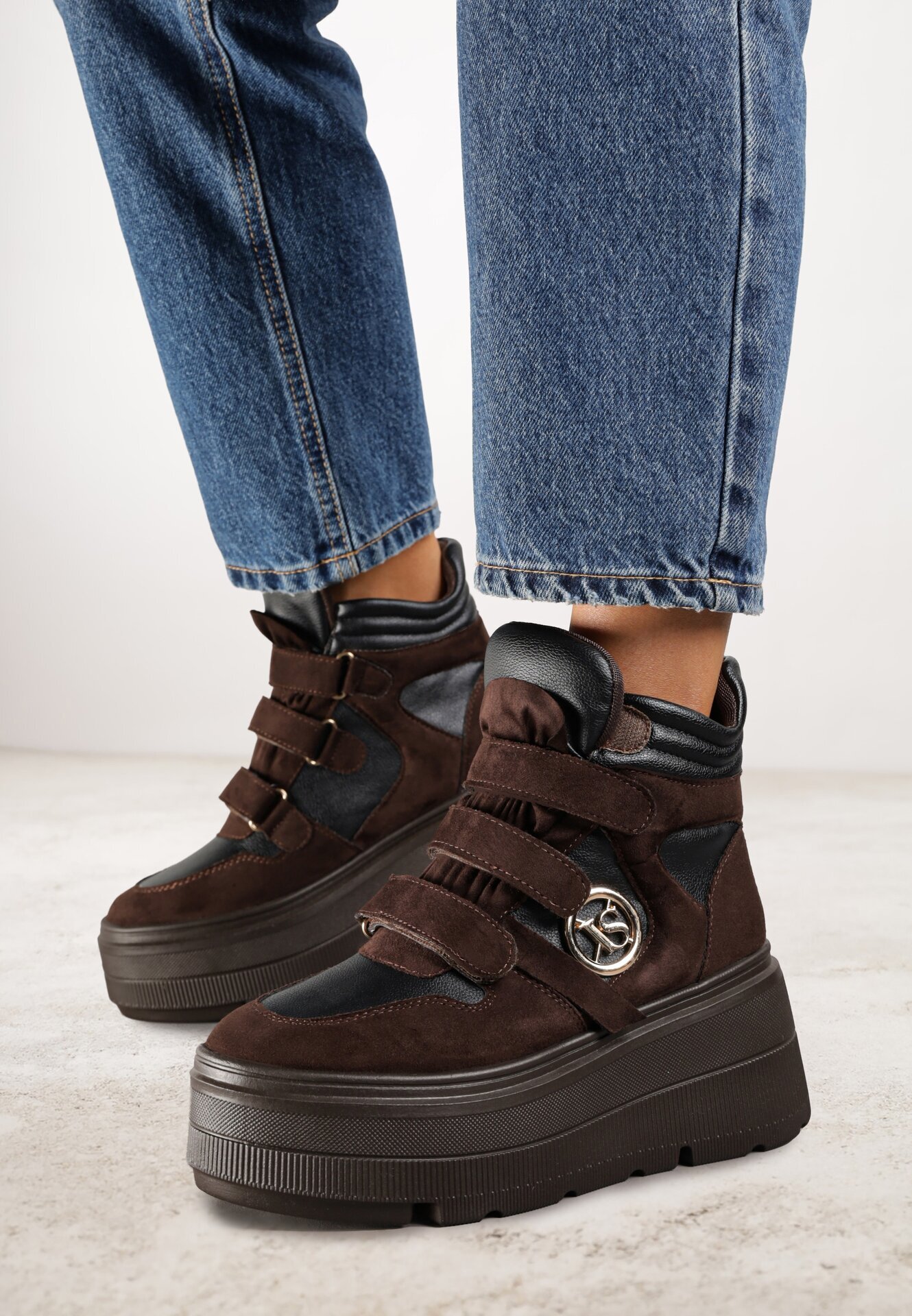 vices Botine Maro Stil adidași Pe platformă Afirriva