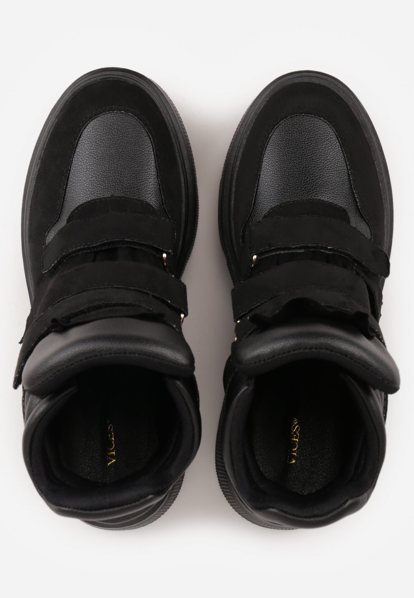 vices Botine Negre Stil Sneakers cu Platformă Afirriva