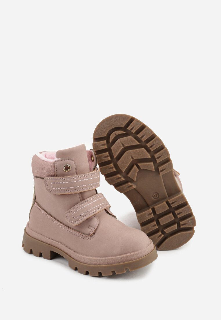 vices Botine Roz Trappers cu scai Nelusela