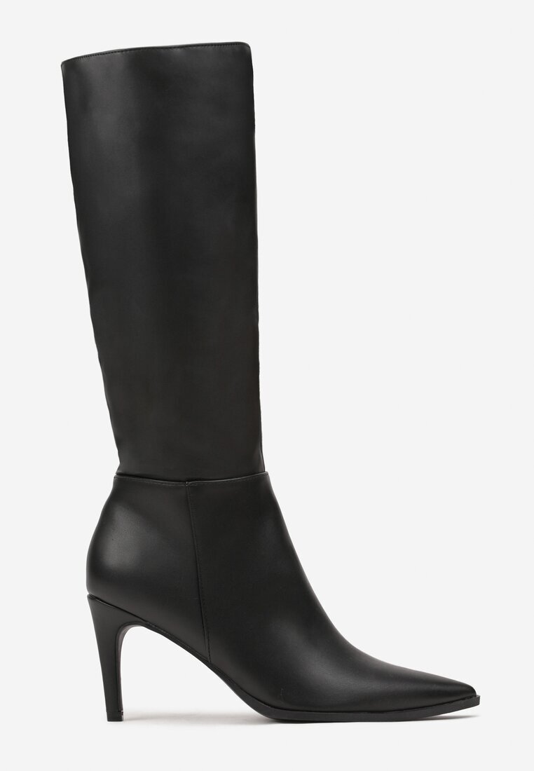 vices Cizme Negre Clasice cu Toc Stiletto cu Izolație Tamillea