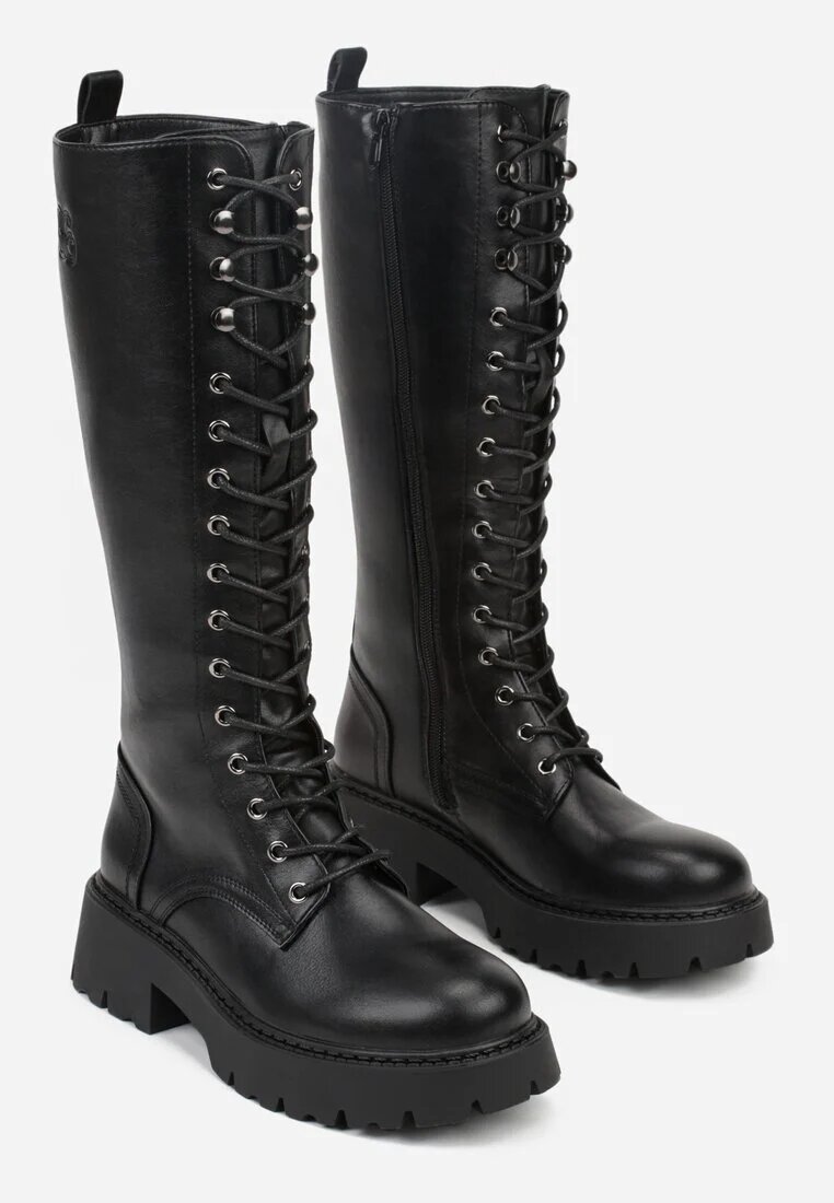 vices Cizme Negre Grunge în Stil Muncitorilor Uniama