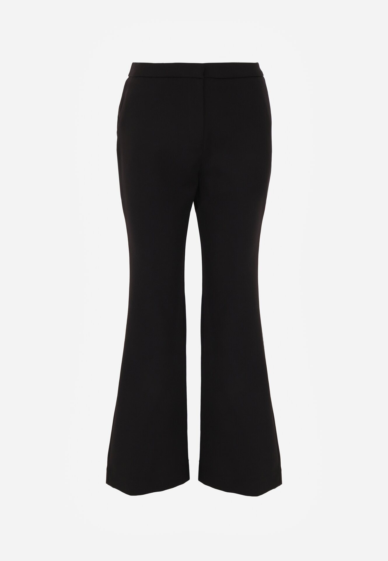 vices Pantaloni de costum negri tip clopot Tessaria
