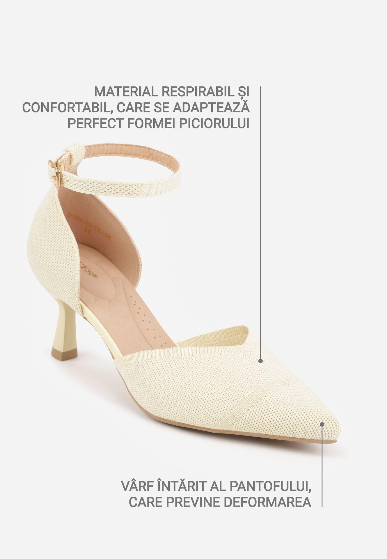 vices Pantofi cu toc Galbeni
