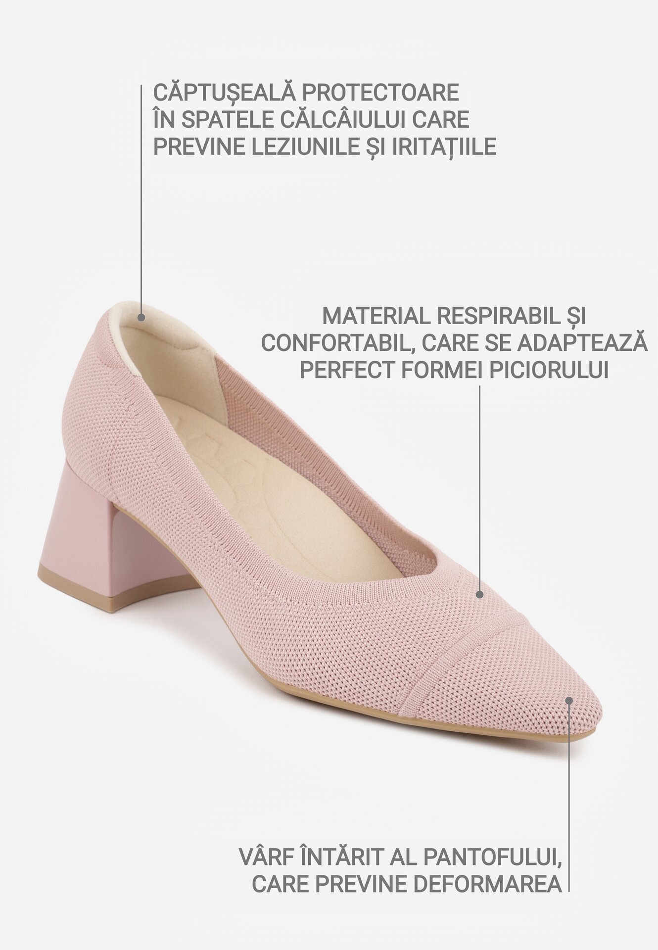 vices Pantofi cu toc Roz