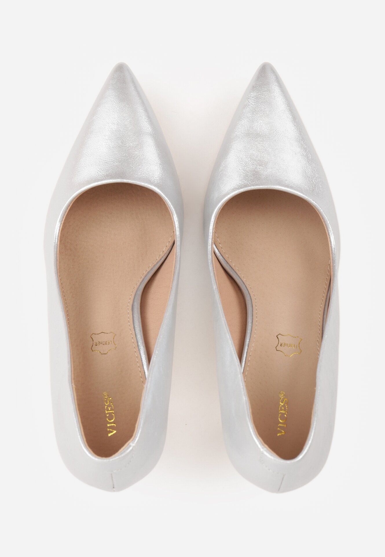 vices Pantofi stiletto Argintii