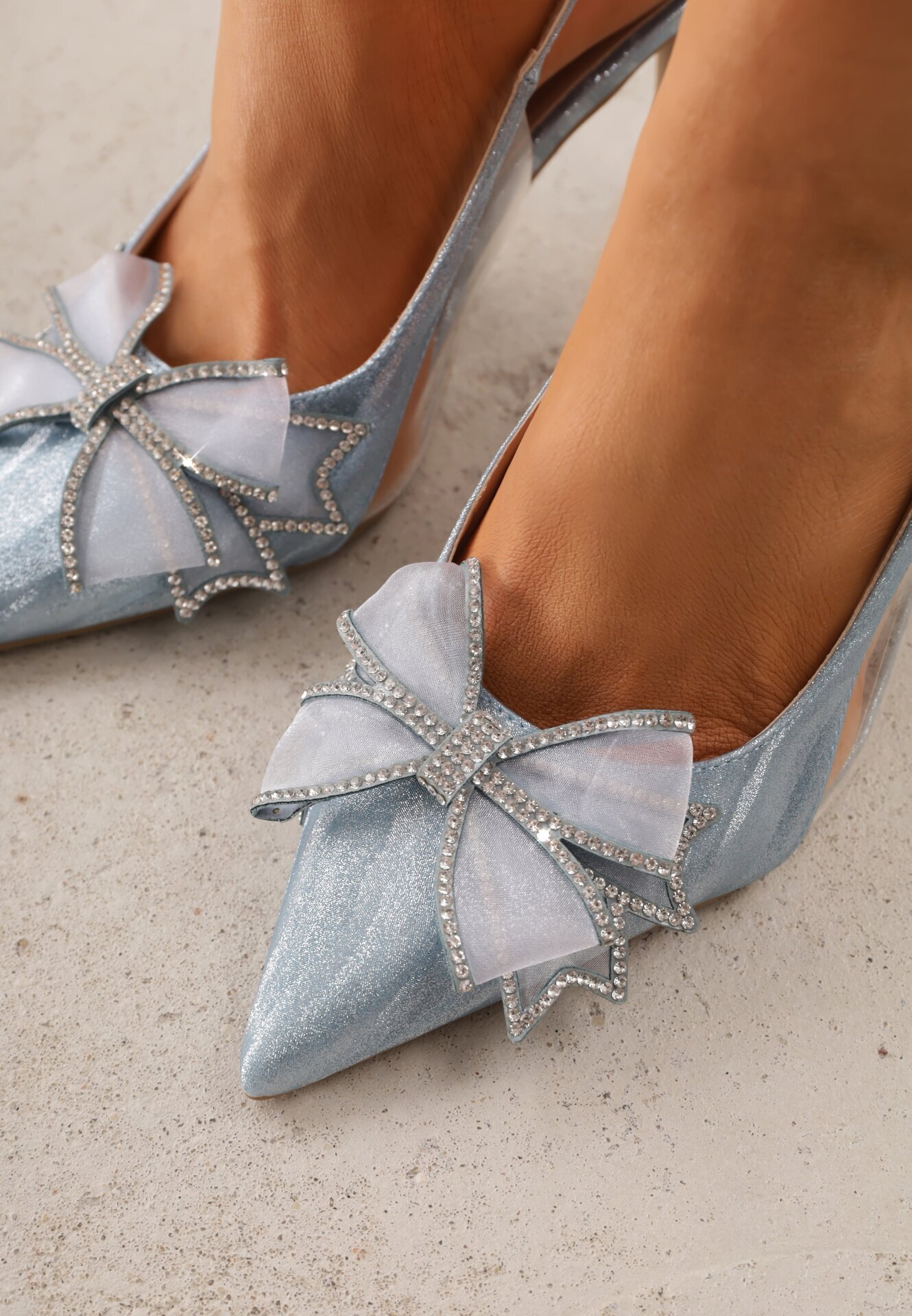 vices Pantofi stiletto Argintii