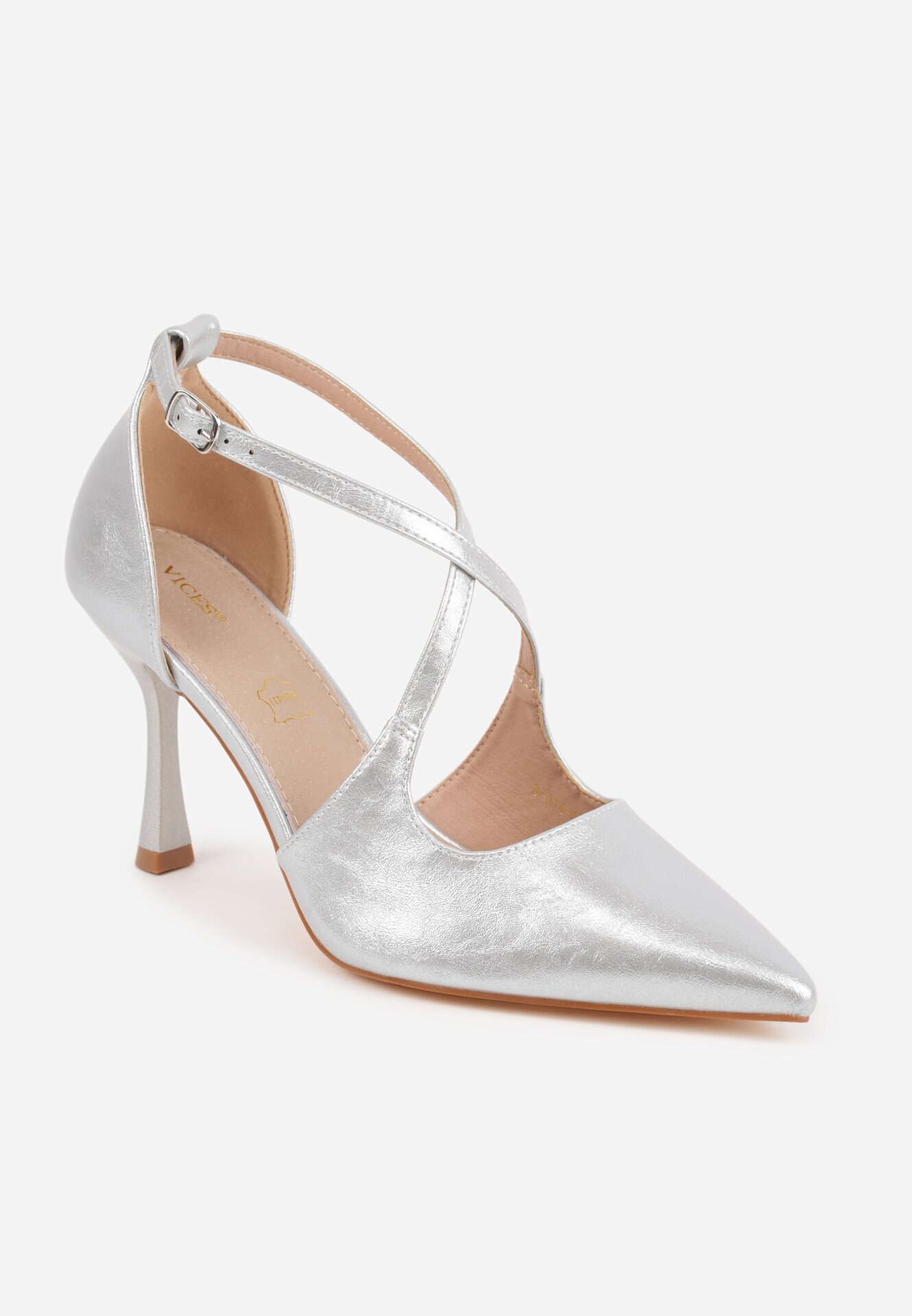 vices Pantofi stiletto Argintii