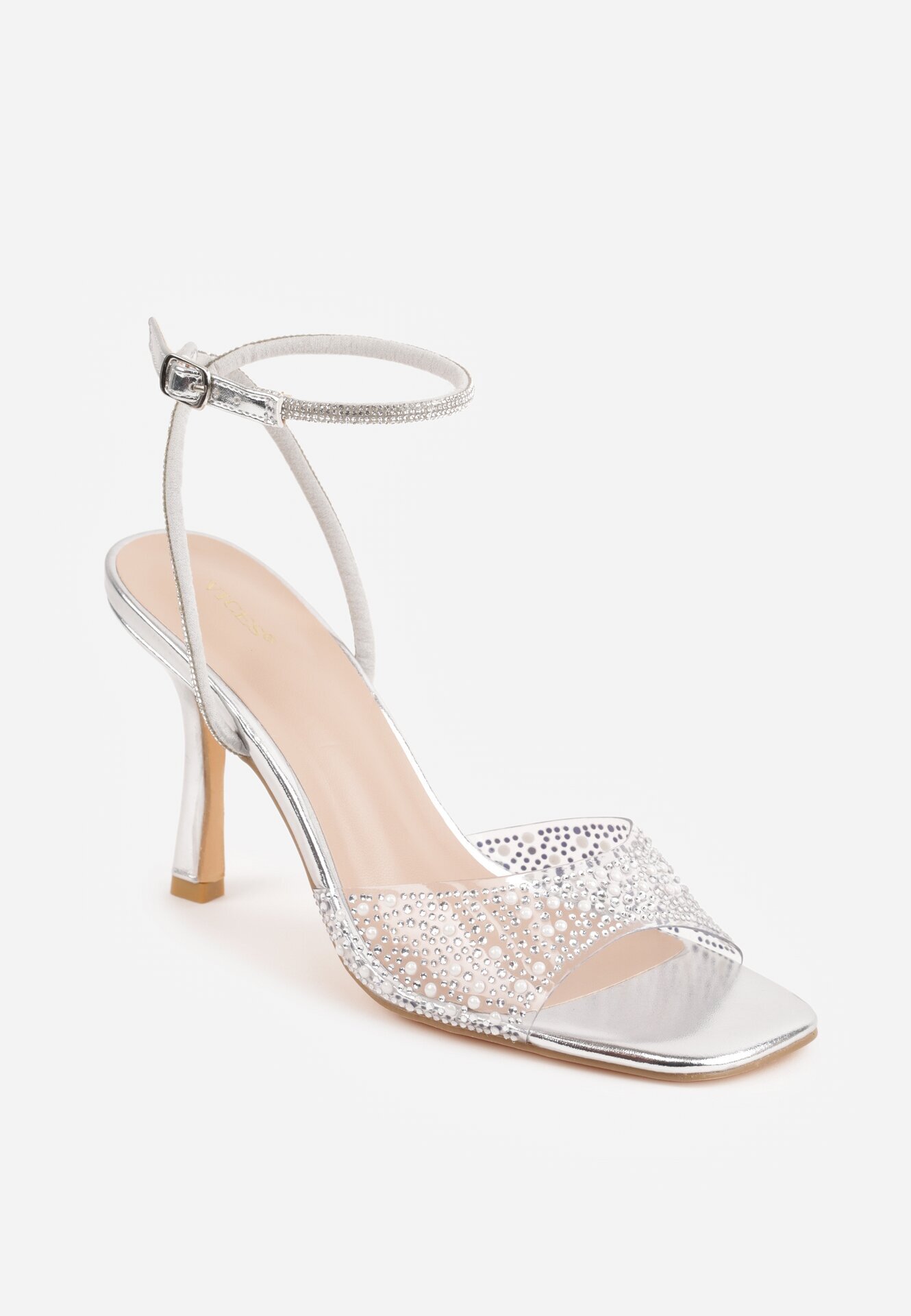 vices Pantofi stiletto Argintii