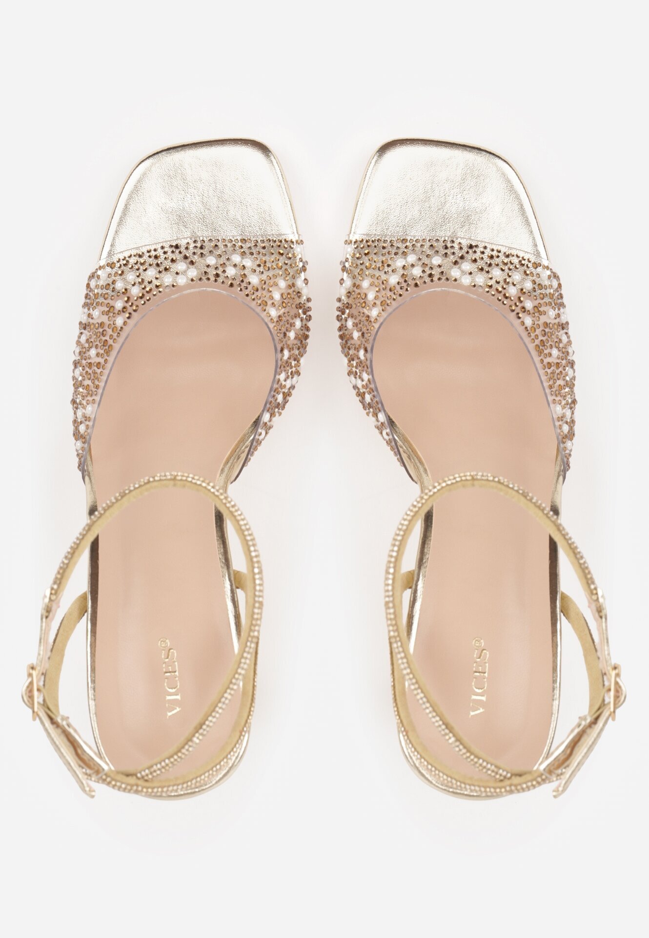 vices Pantofi stiletto Aurii