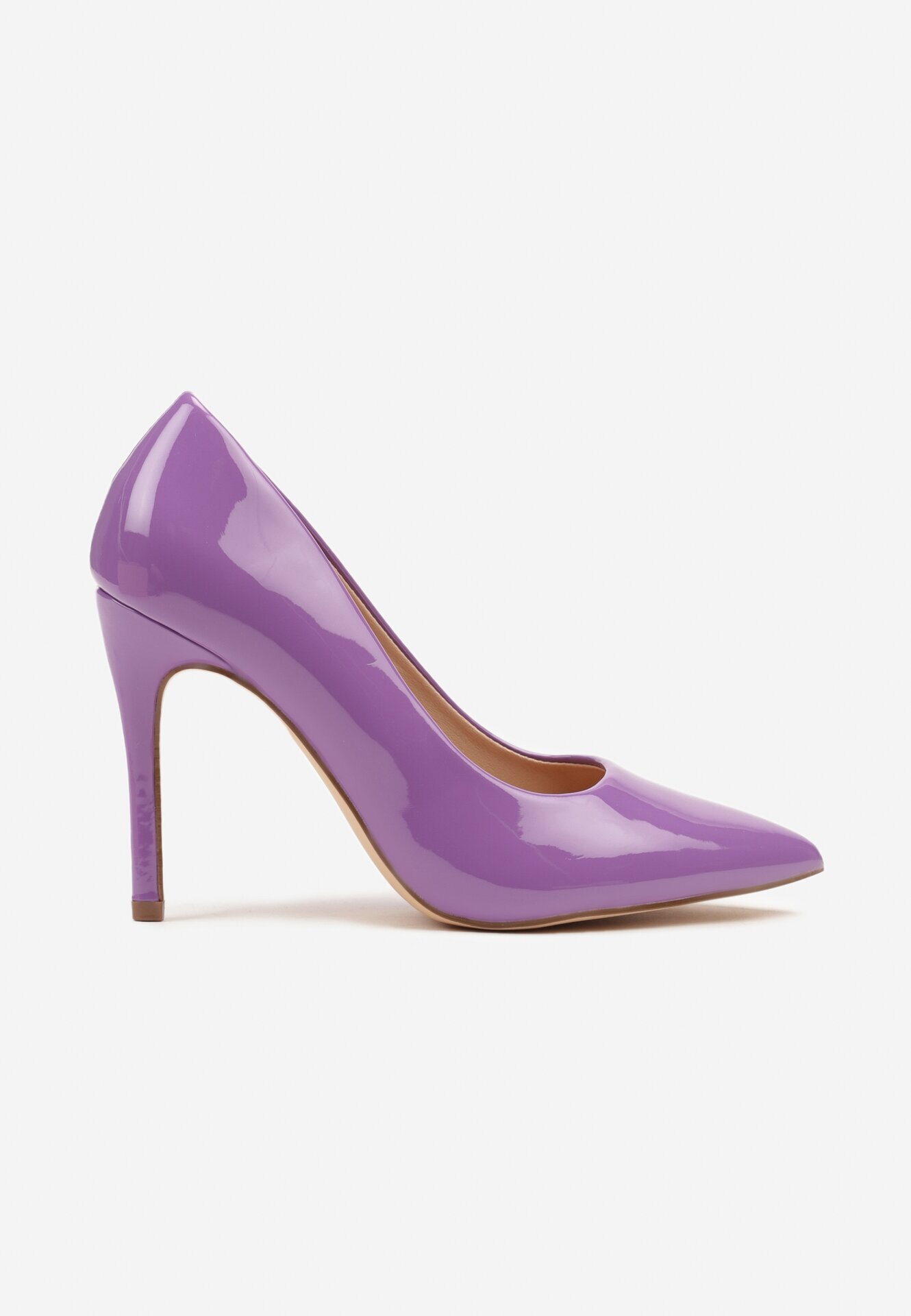 vices Pantofi stiletto Violet Clasici Lăcuiți cu branț din piele Soinna