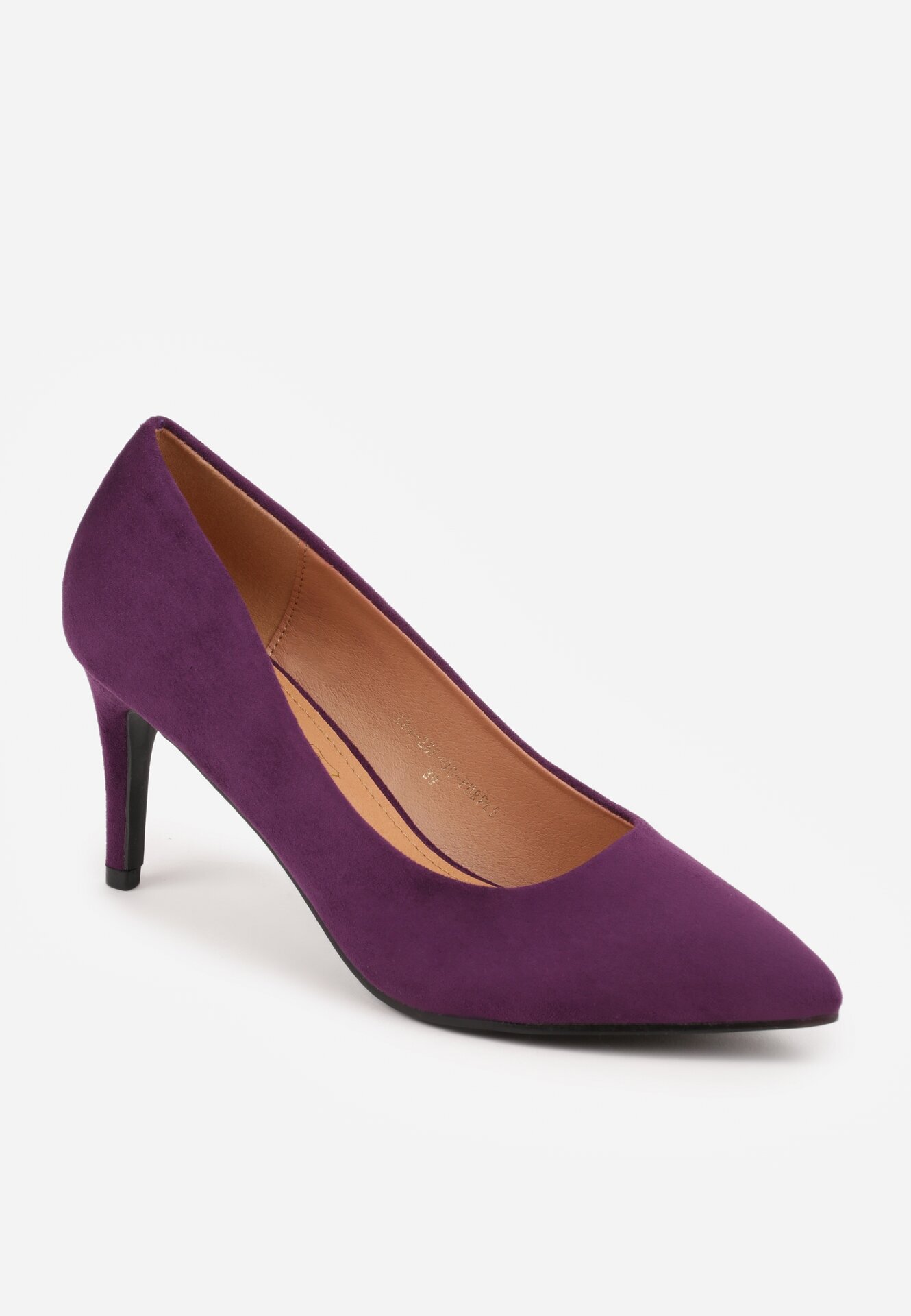 vices Pantofi stiletto Violet cu branț din piele Cleliae