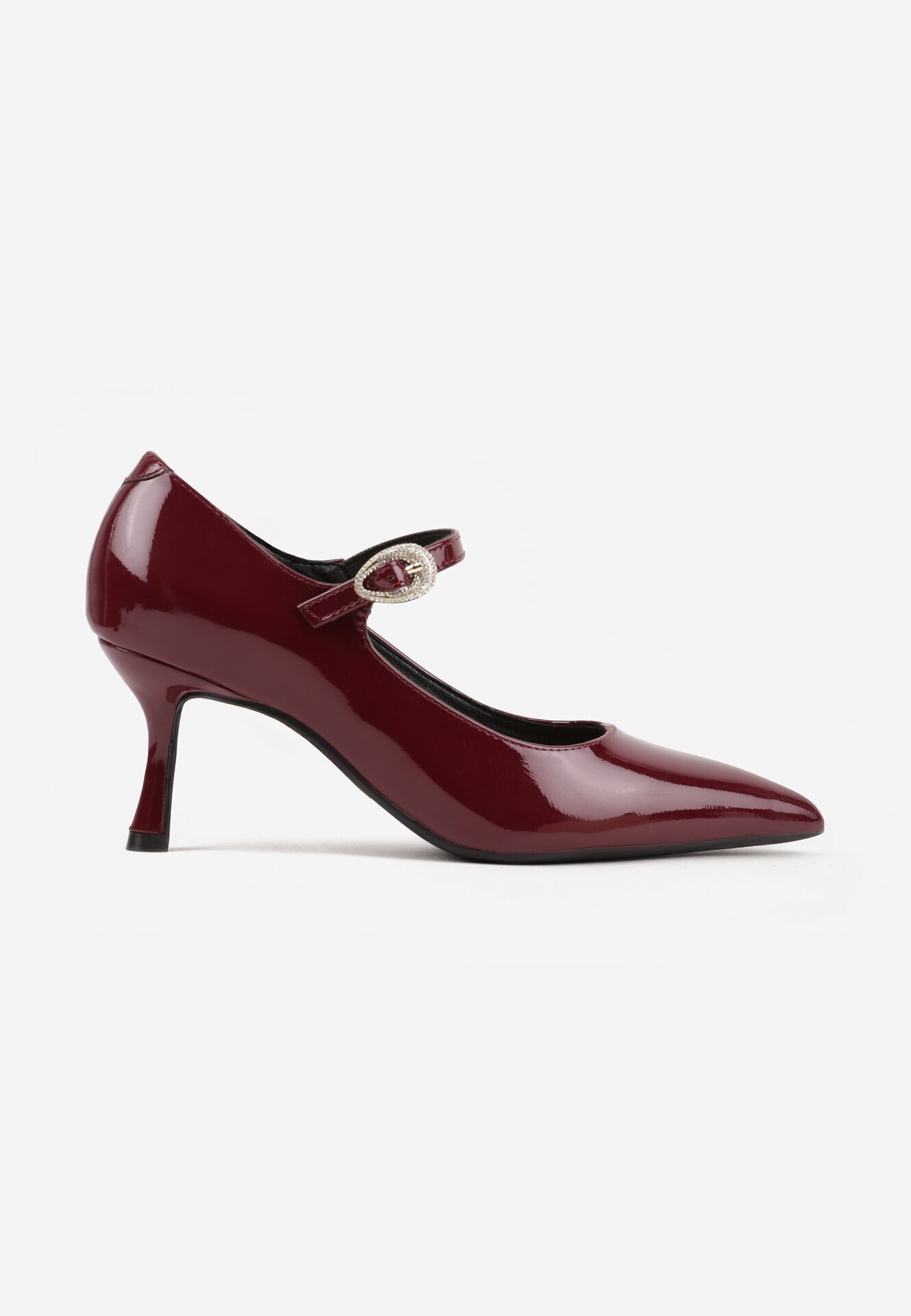 vices Pantofi visinii cu toc stiletto cu baretă decorativă Romilira