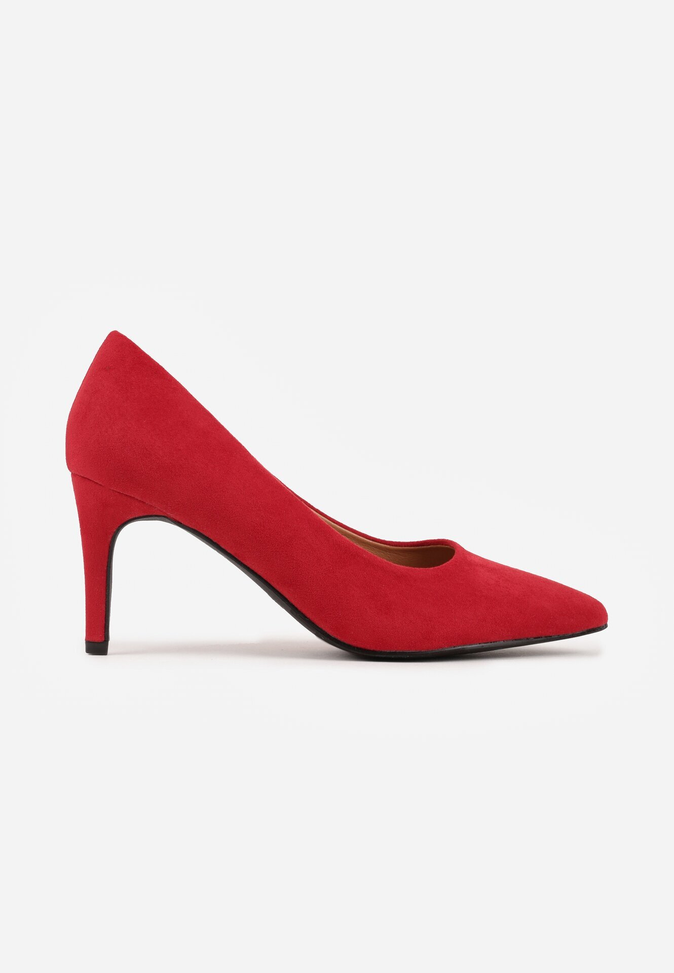 vices Pompe Roșii cu toc stiletto cu branț din piele Urillienne