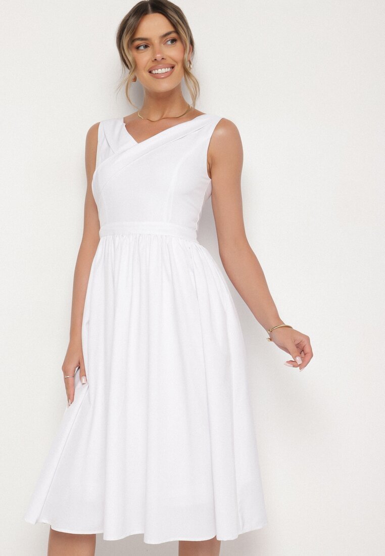 vices Rochie Albă Clasică Cloș Tolissela