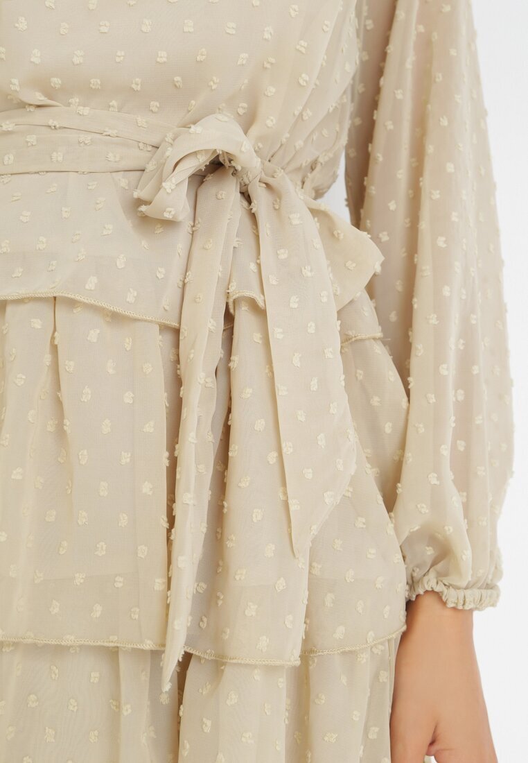 vices Rochie bej Roseflash