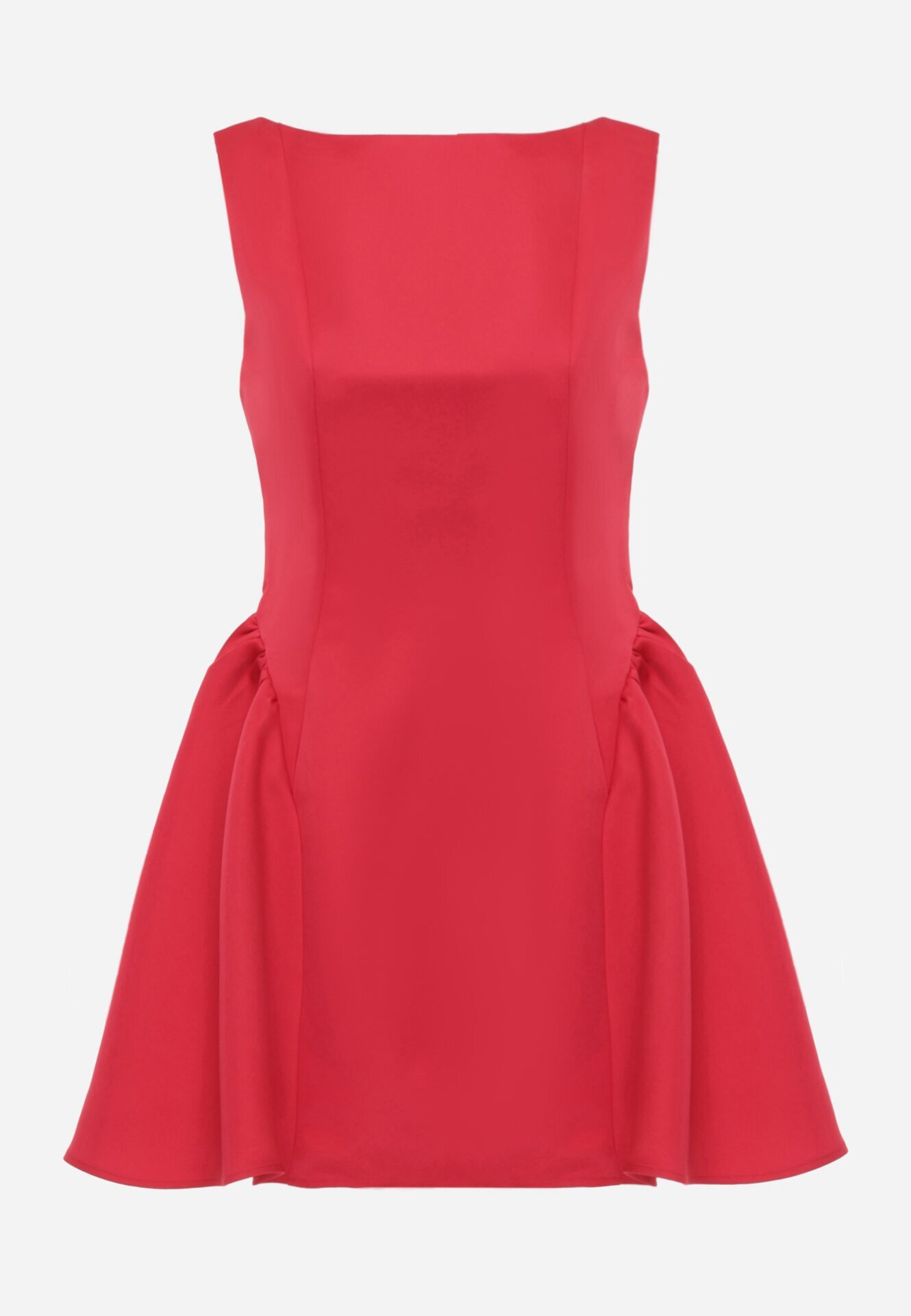 vices Rochie elegantă cu croială evazată fără mâneci Eupene Roșie