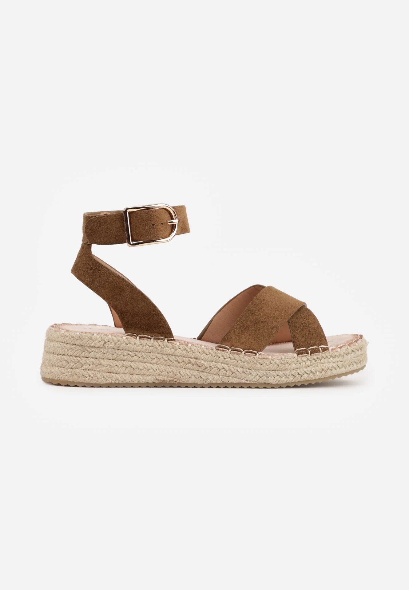 vices Sandale Împletite Boho Verde închis cu barete încrucișate Aqiaria