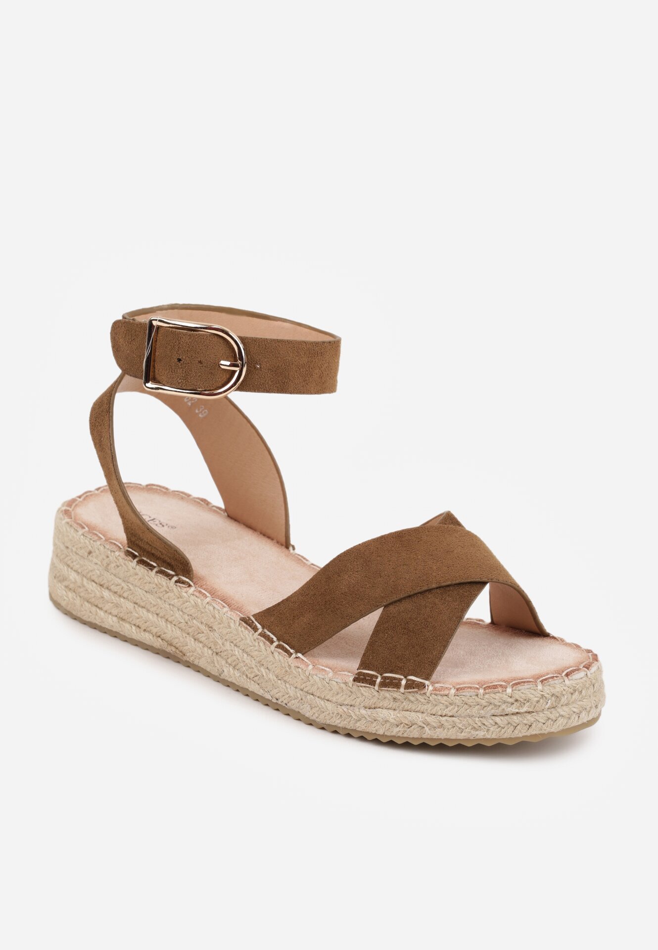vices Sandale Împletite Boho Verde închis cu barete încrucișate Aqiaria