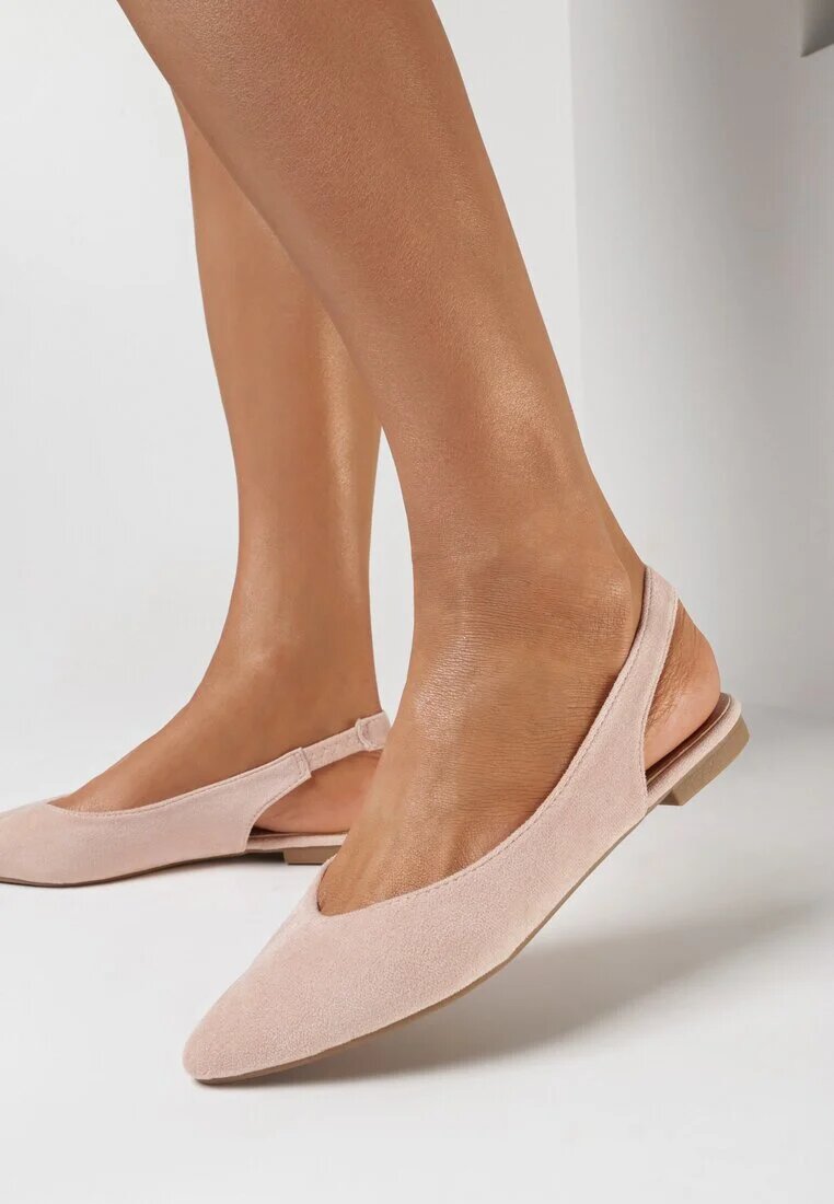vices Sandale Roz Pudrat Slingback cu vârf ascuțit Arrilla