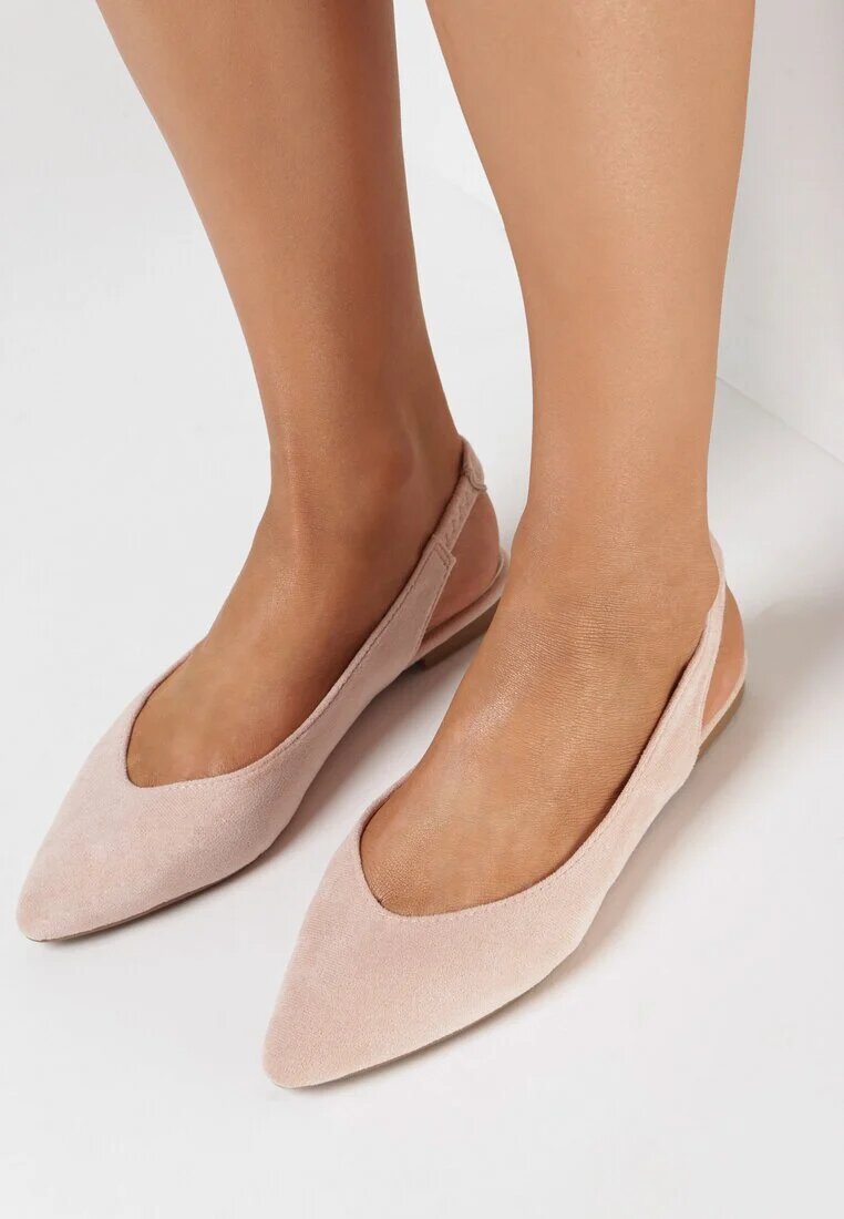 vices Sandale Roz Pudrat Slingback cu vârf ascuțit Arrilla