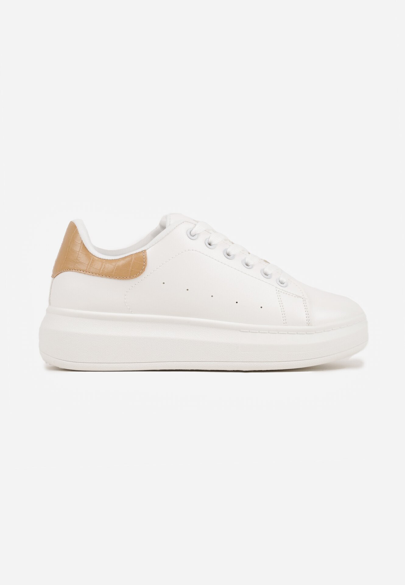 vices Sneakers Alb-Bej cu Talpă Groasă Hypnotic