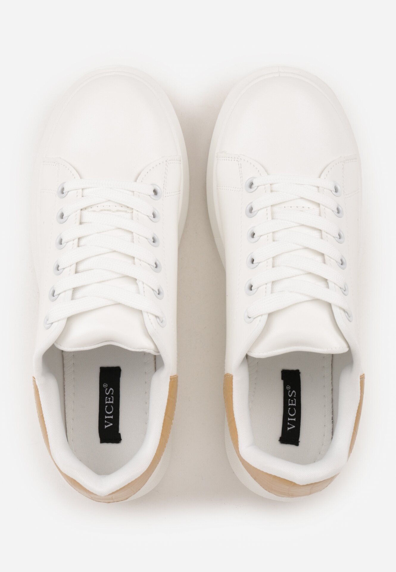 vices Sneakers Alb-Bej cu Talpă Groasă Hypnotic