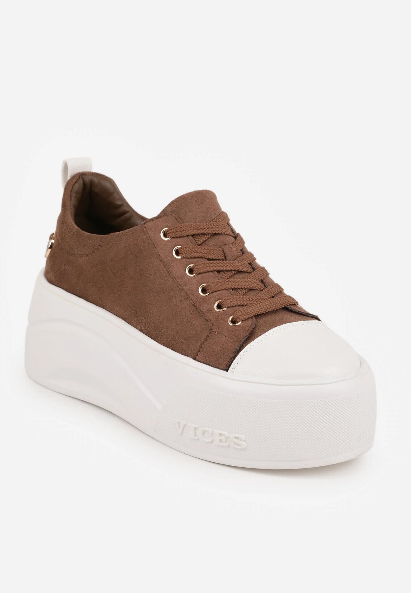 vices Sneakers cu talpă groasă cu inscripția Zelka Bej închis