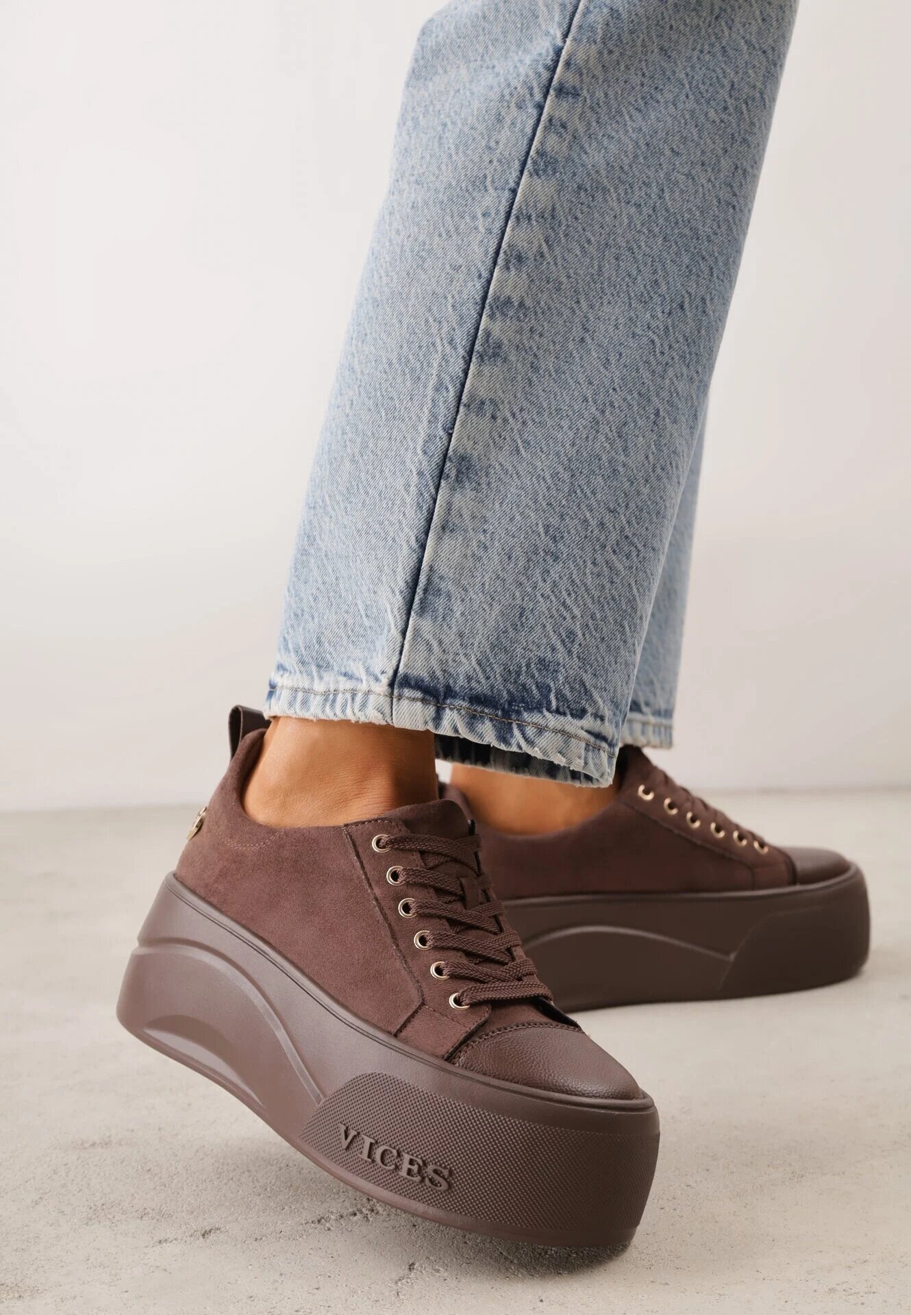 vices Sneakers cu talpă groasă cu inscripția Zelka Maro
