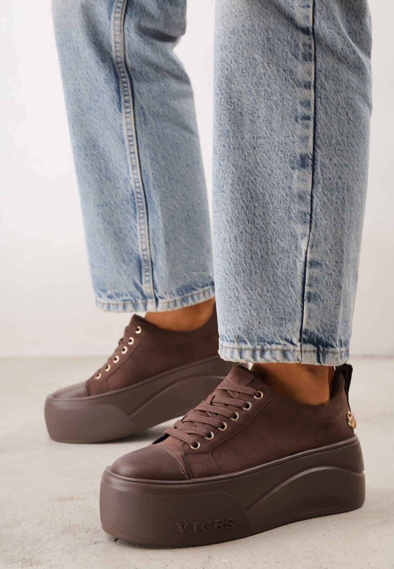 vices Sneakers cu talpă groasă cu inscripția Zelka Maro
