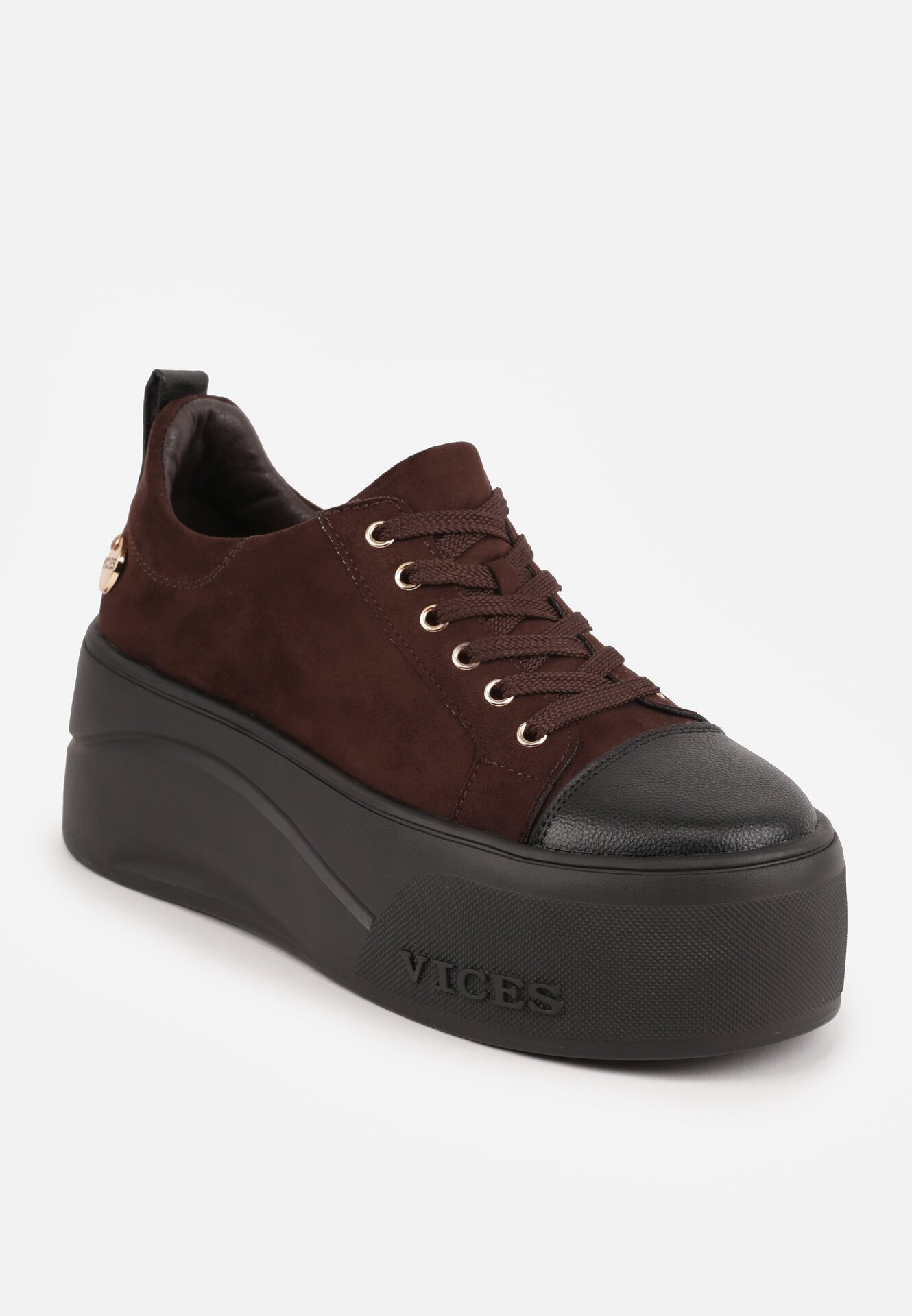 vices Sneakers cu talpă groasă cu inscripția Zelka Maro închis