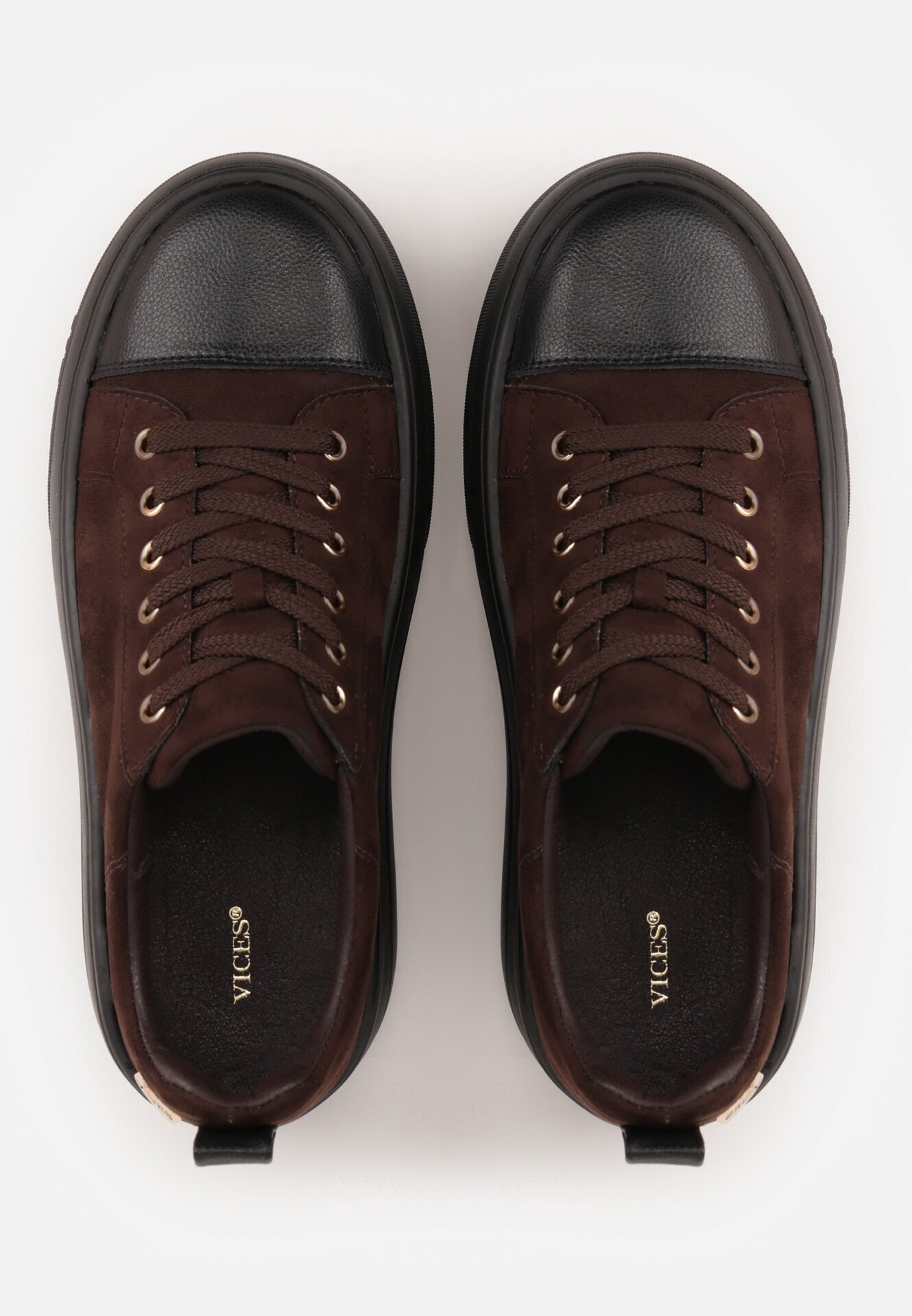 vices Sneakers cu talpă groasă cu inscripția Zelka Maro închis